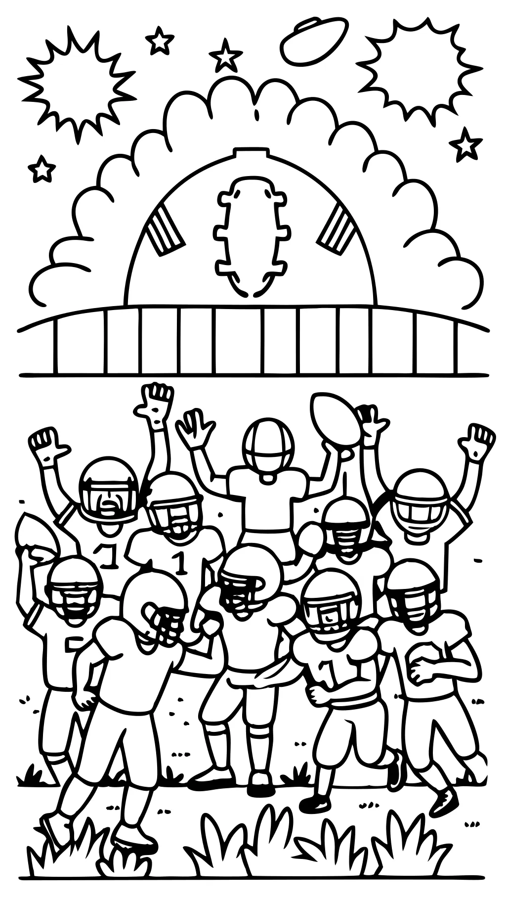 coloriages de football gratuit